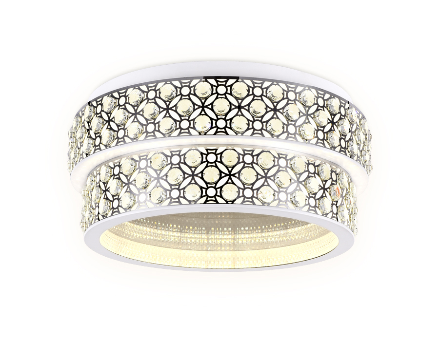 FA9438 WH/CH белый/хром 164W D500*235 (ПДУ РАДИО 2.4)