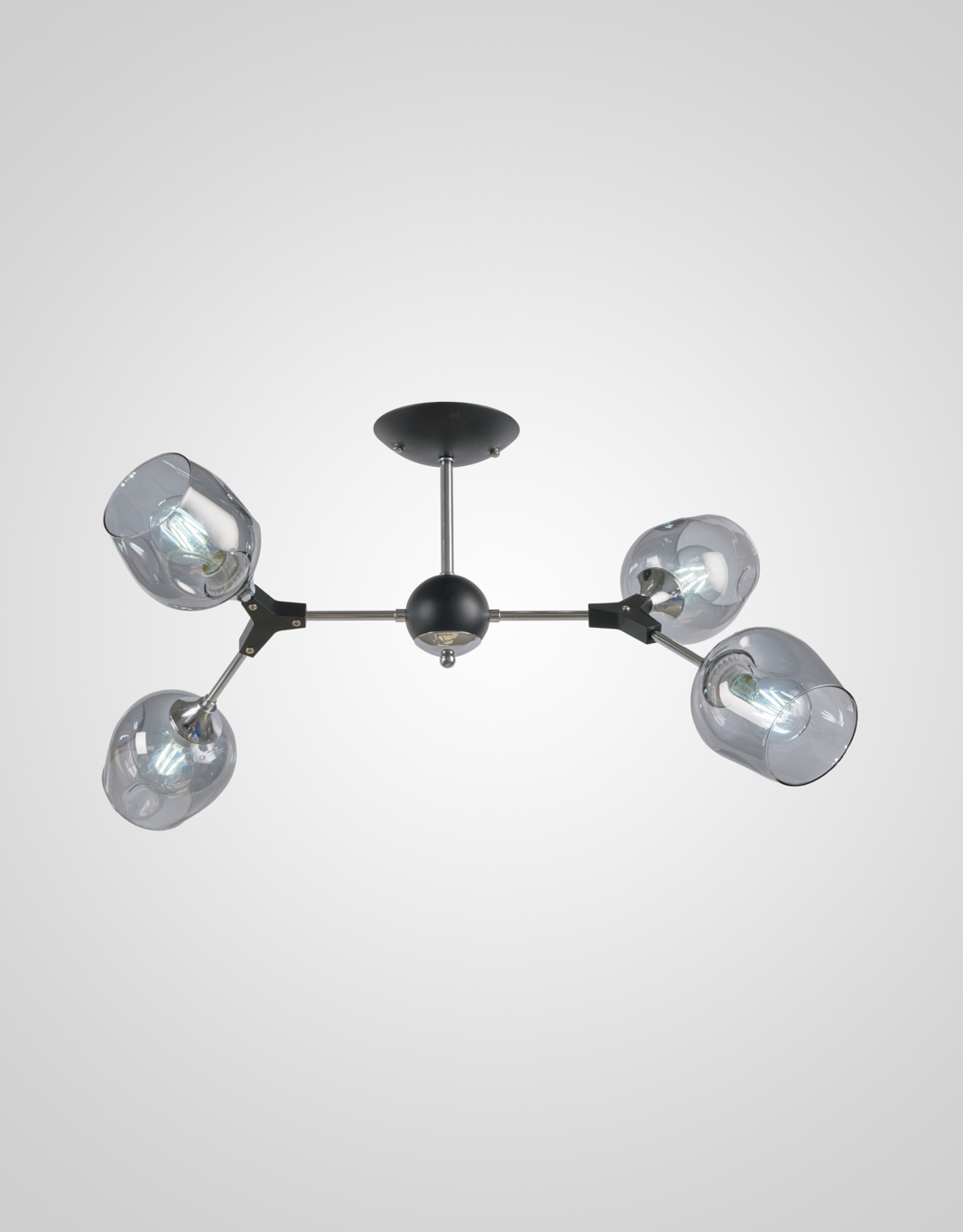 Потолочная люстра SL5328-4 BK+CR 000056965