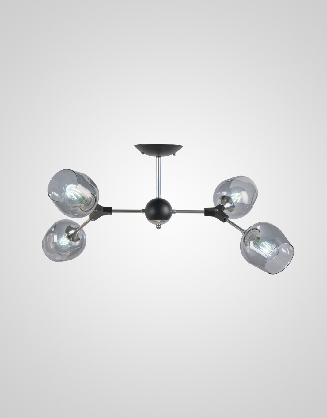 Потолочная люстра SL5328-4 BK+CR 000056965