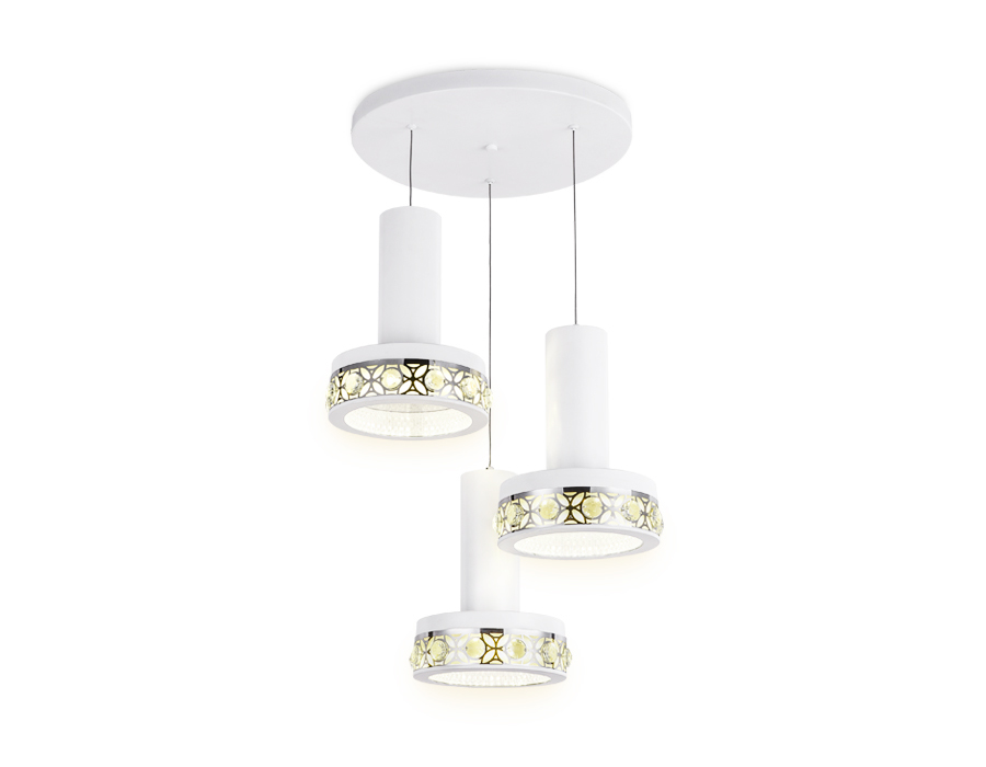 FA9492/3 WH/CH белый/хром 54W 4200K D460*790 (без ПДУ)