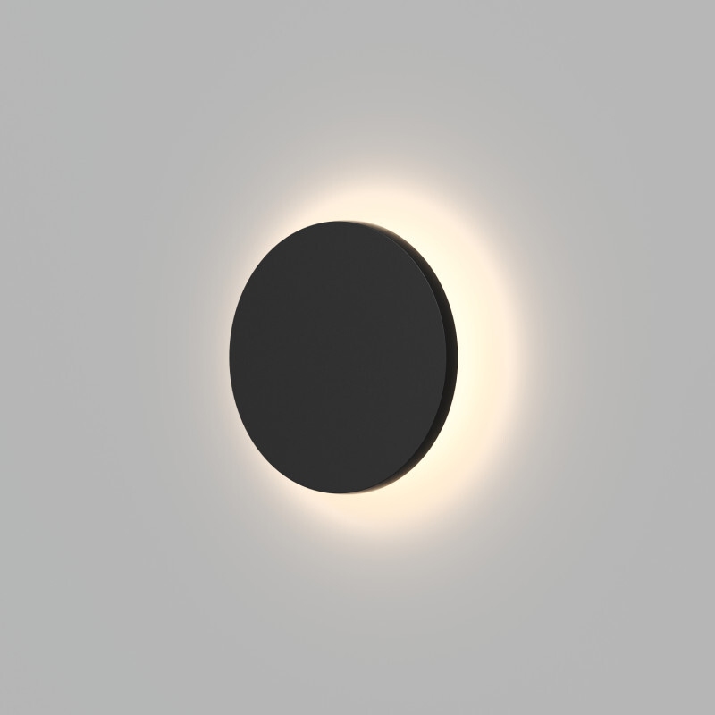 DK9780-BK Настенный светодиодный уличный светильник ALTA, IP65, 6 Вт, 3000K, черный, алюминий