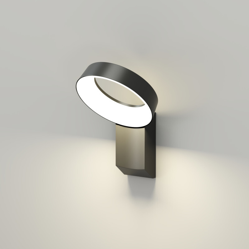 DK9712-BK Настенный светодиодный уличный светильник SANVIK, IP65, 12 Вт, 3000К, черный, алюминий