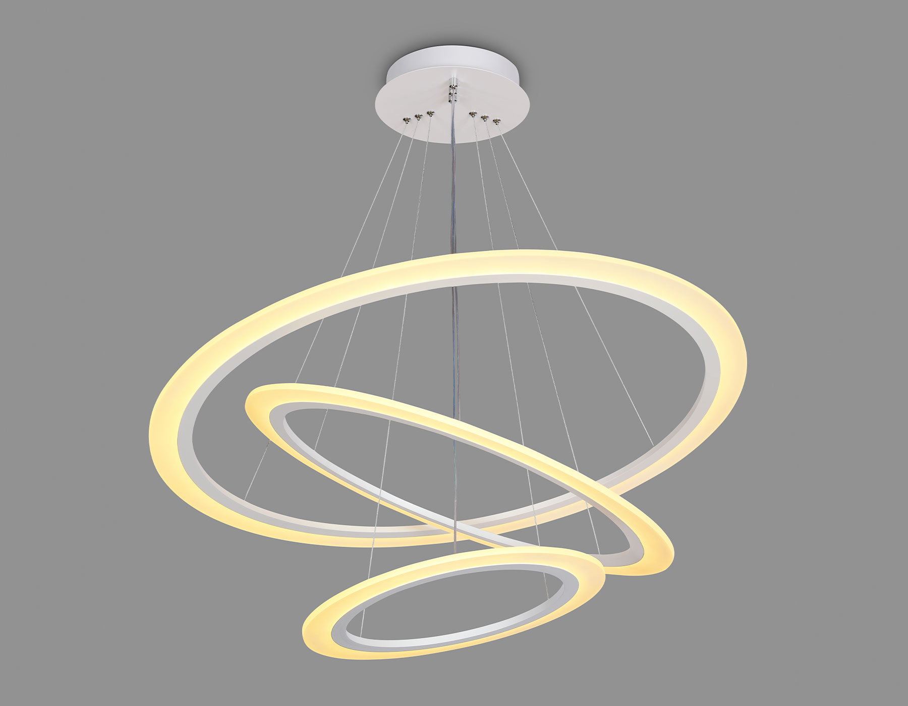 FA4359/3 WH белый 145W 3000K/4200K/6400K D800*800 (ПДУ РАДИО 2.4G)