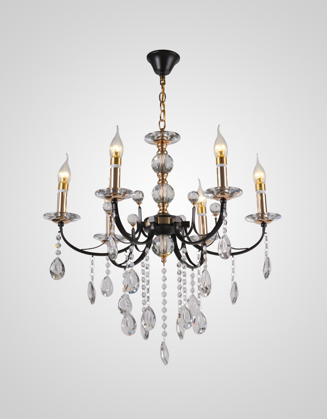 Подвесная люстра PL8043-6 CF+GD 000057180