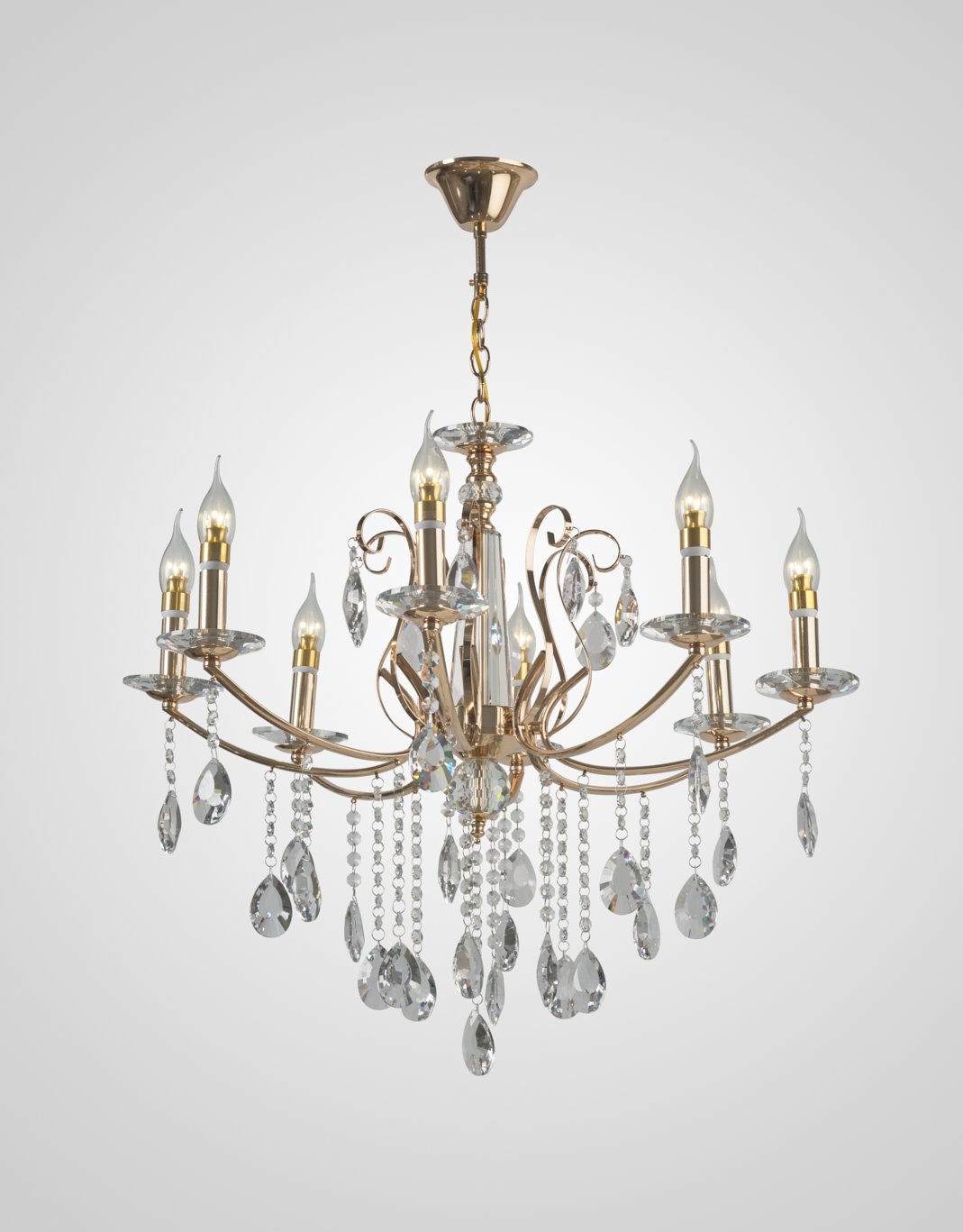 Подвесная люстра PL4552-8 GD 000057185