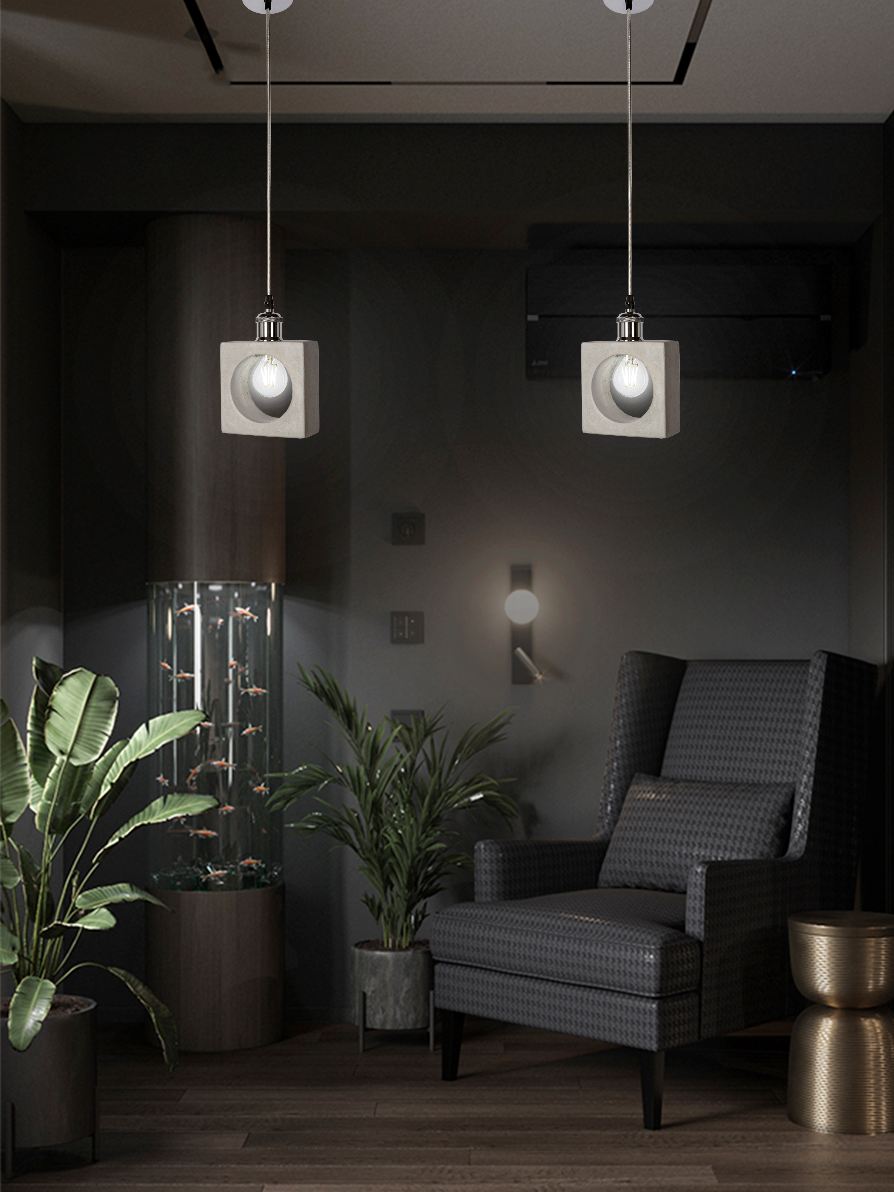 Подвесной светильник BL103-1P-150 GR 000030506