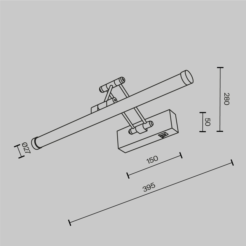 Подсветка Maytoni MIR268WL-L3B3K