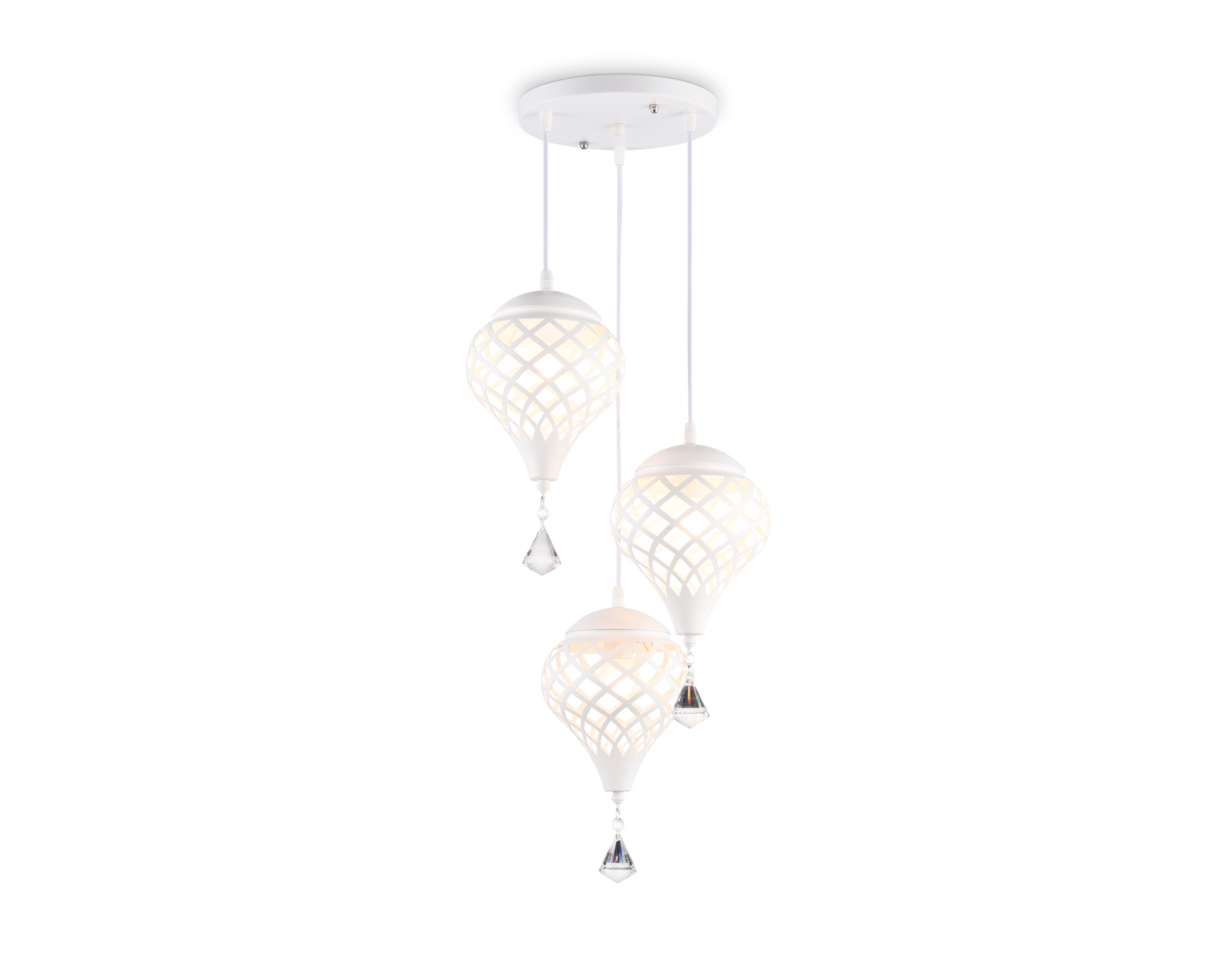 TR8443/3 WH белый E27/3 max 40W D350*800