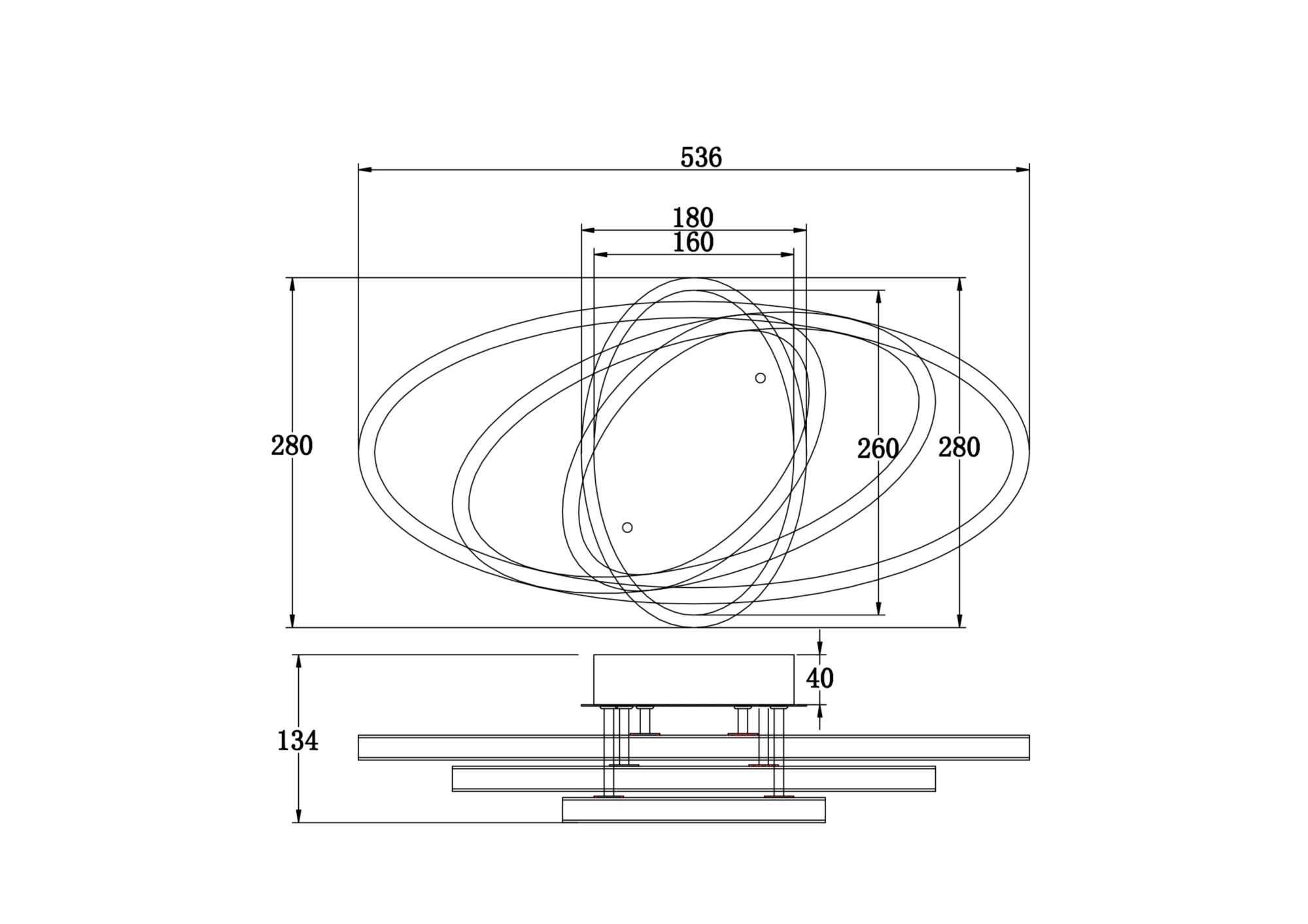 Потолочный светильник Freya FR6018CL-L54WB