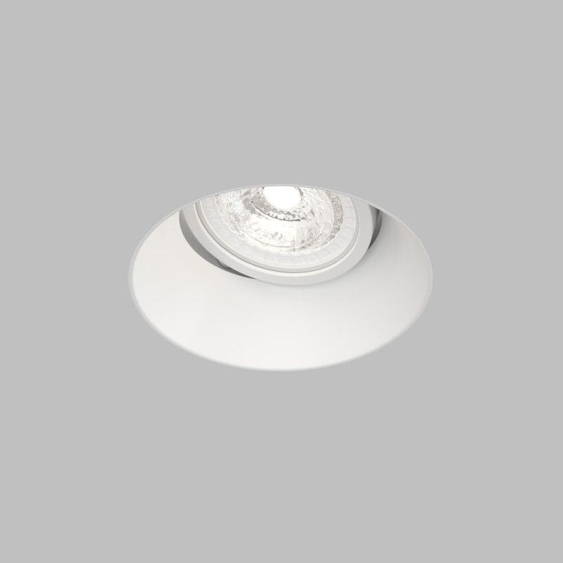 Встраиваемый светильник под шпатлевку SPOT HIDE, до 15 Вт LED, GU10, IP20, алюминий, белый