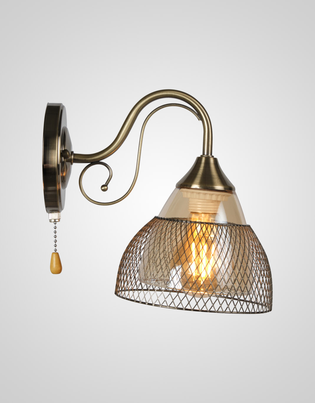 Настенный светильник P7472W-1W AB 000029690