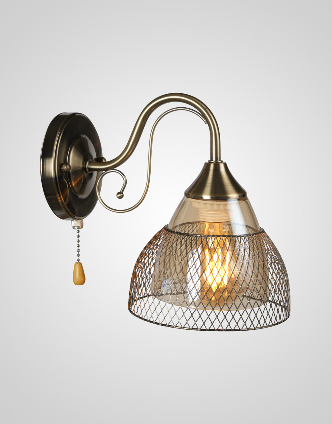 Настенный светильник P7472W-1W AB 000029690