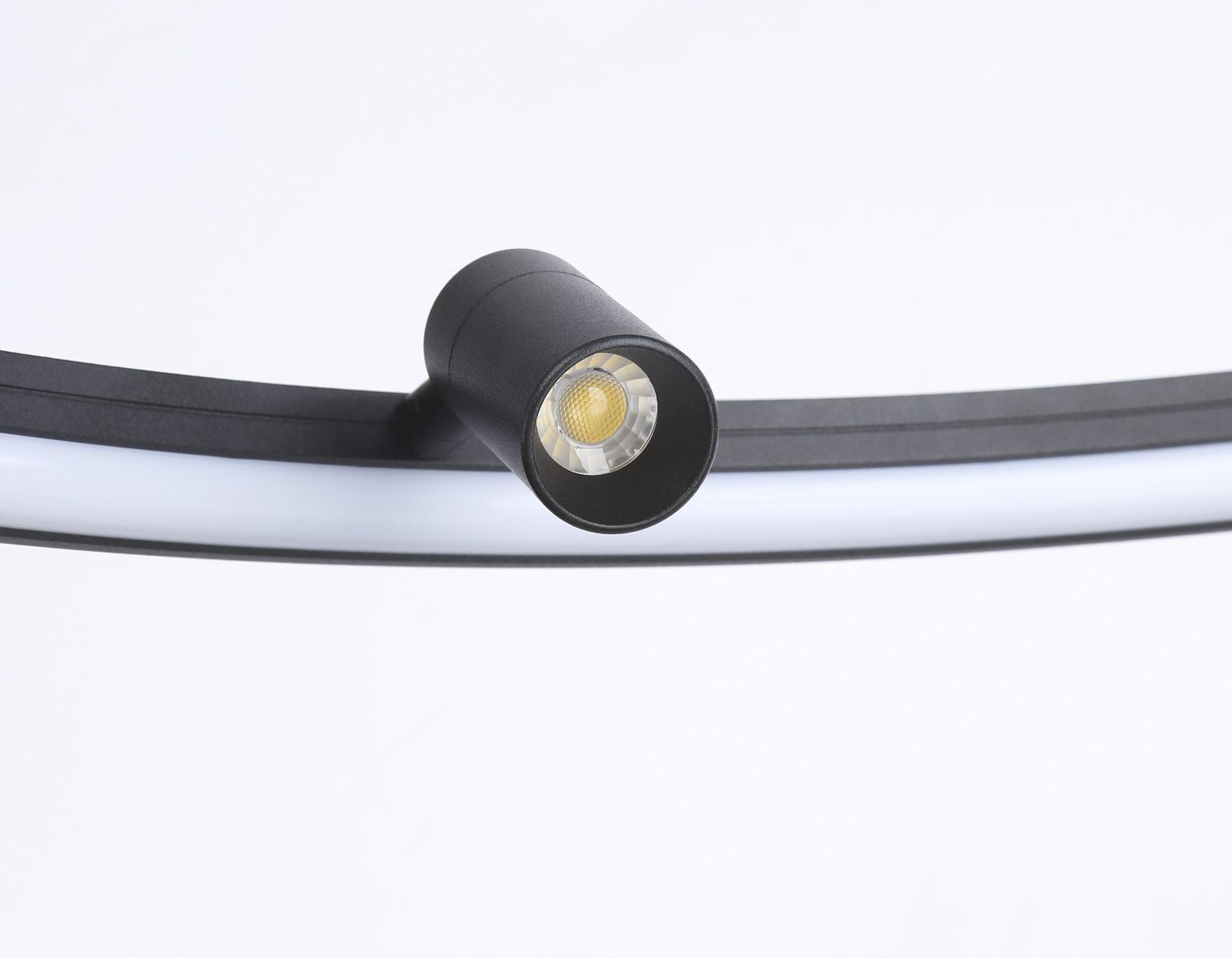 FL5289/1+5 BK черный 72W 3000K/4200K/6400K+4200K D700*1200 (ПДУ ИК)