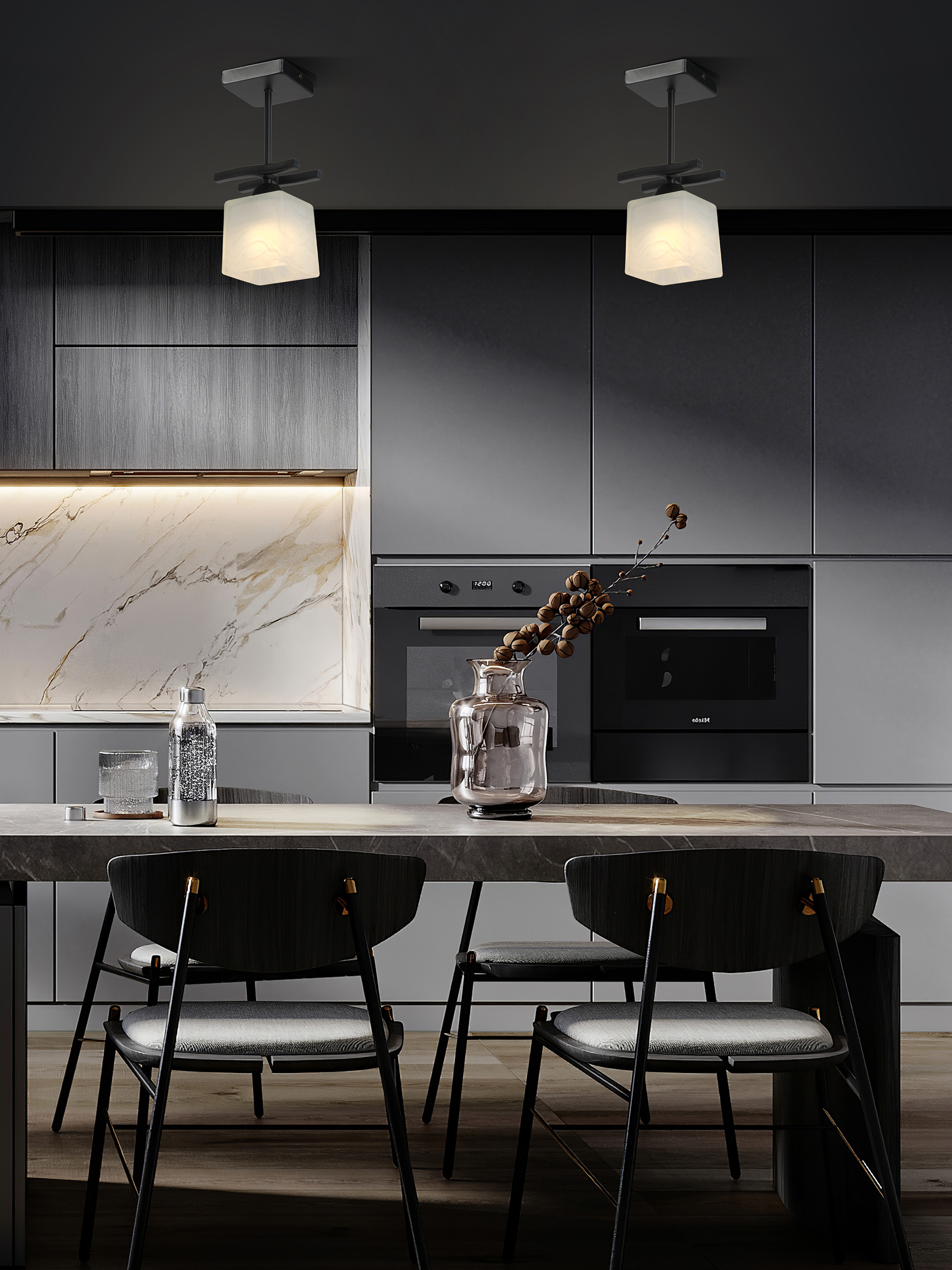 Потолочный светильник P9484-1 BK 000050557