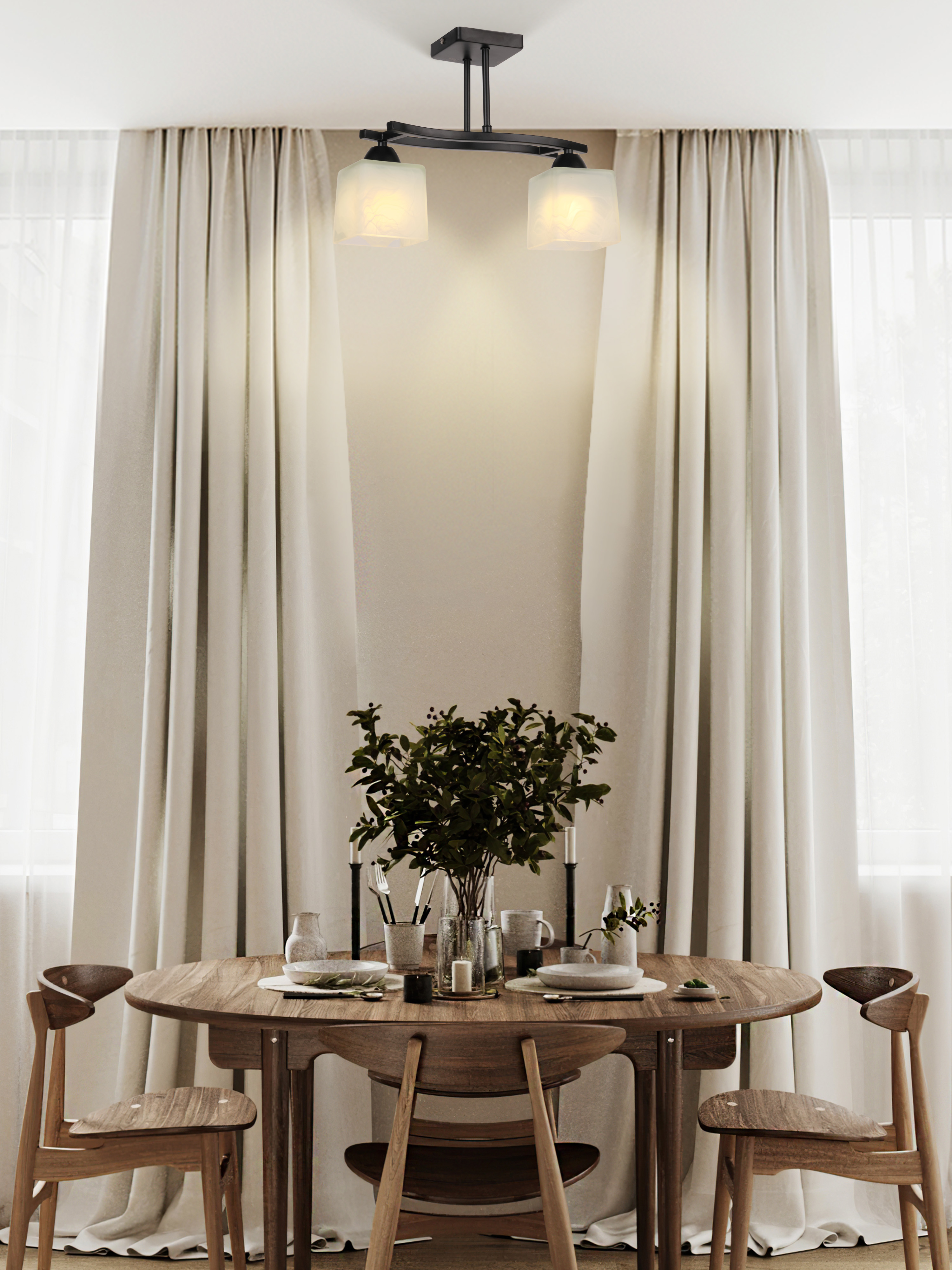 Потолочный светильник P9484-2 BK 000050558