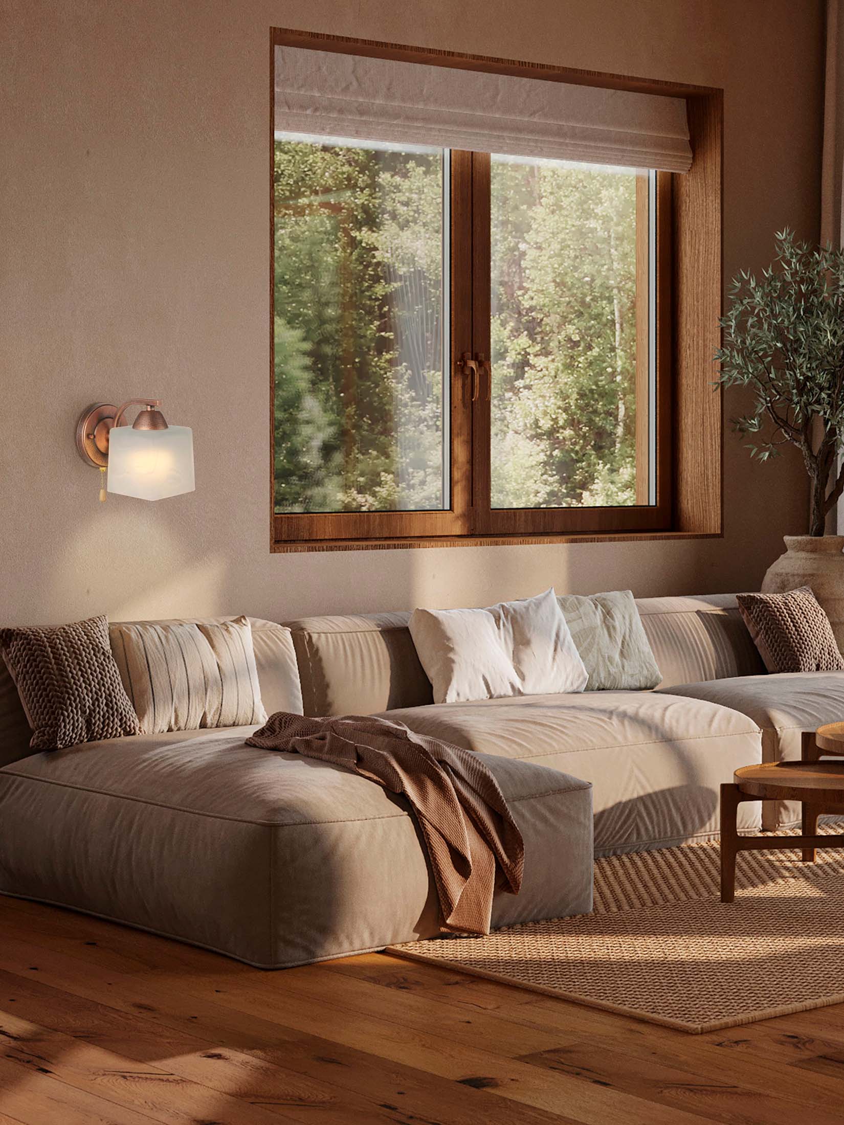 Настенный светильник P9484-1W CP 000050561