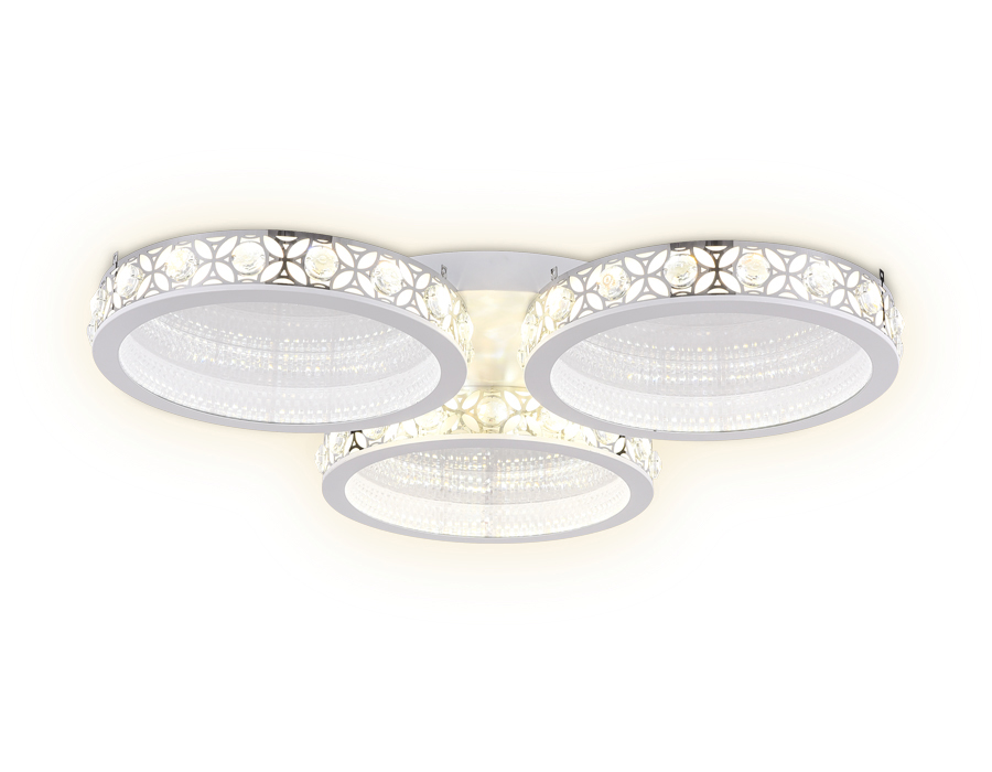 FA9445 WH/CH белый/хром 154W D700*85 (ПДУ РАДИО 2.4)