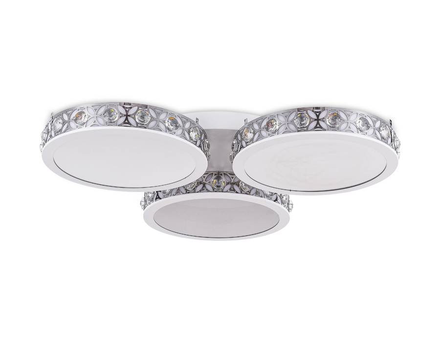 FA9445 WH/CH белый/хром 154W D700*85 (ПДУ РАДИО 2.4)