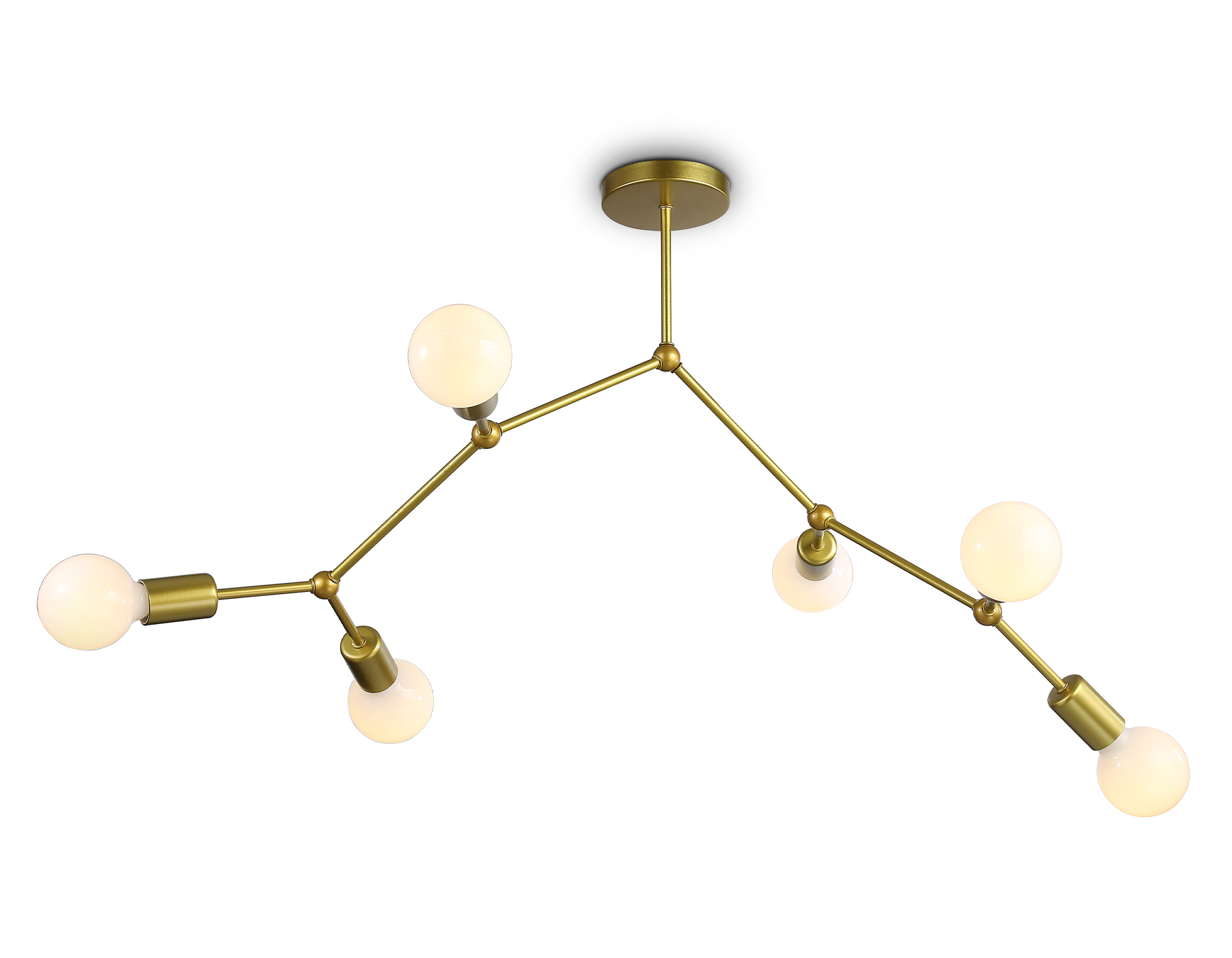 TR8038/6 BS латунь E27*6 max 40W D670*590