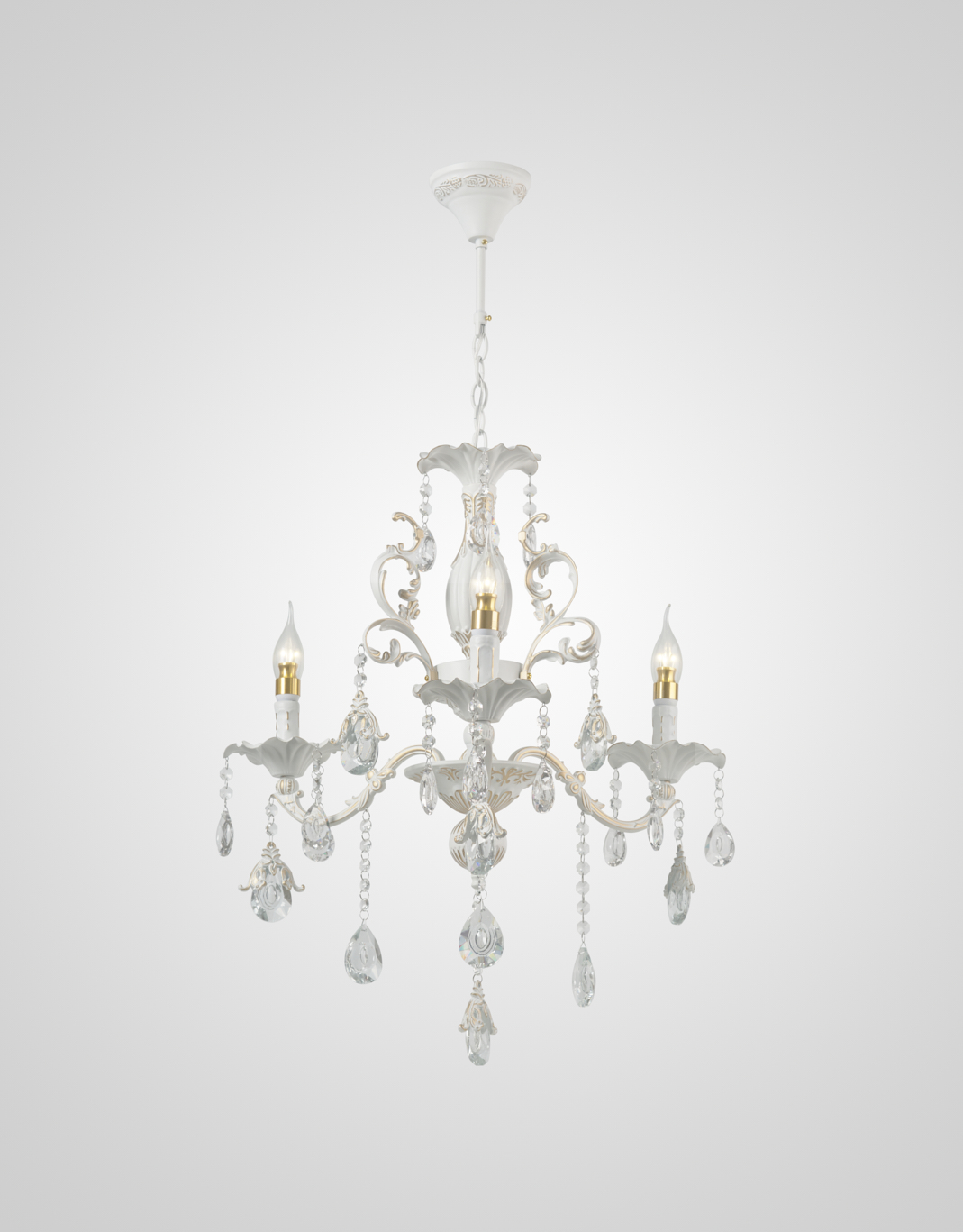 Подвесная люстра P7401-3 WT+GD 000025725