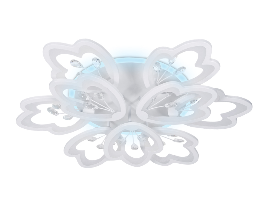 FA511/6+3 WH белый 252W+40W 3000K/6400K D750*120 (ПДУ РАДИО 2.4)