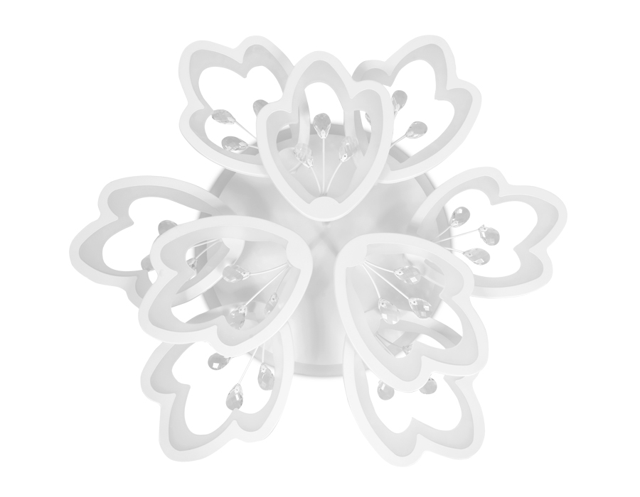 FA511/6+3 WH белый 252W+40W 3000K/6400K D750*120 (ПДУ РАДИО 2.4)