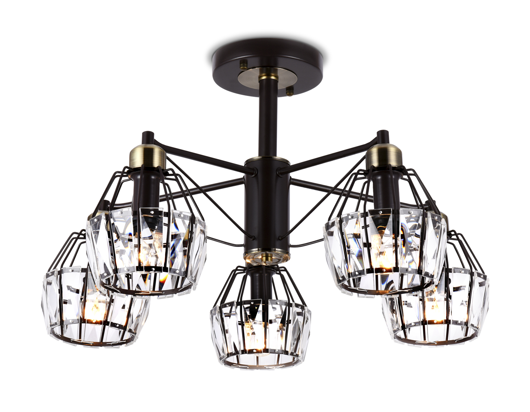 TR5870/5 DCF/SB темный кофе/бронза E14 max 40W D620*370