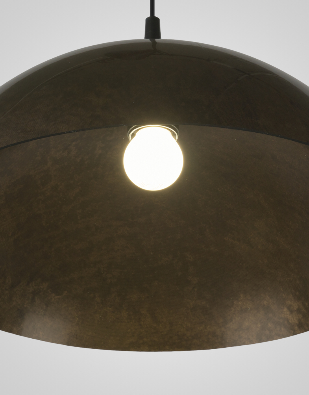 Подвесной светильник PL-001-1P-400 GD+BK 000064579