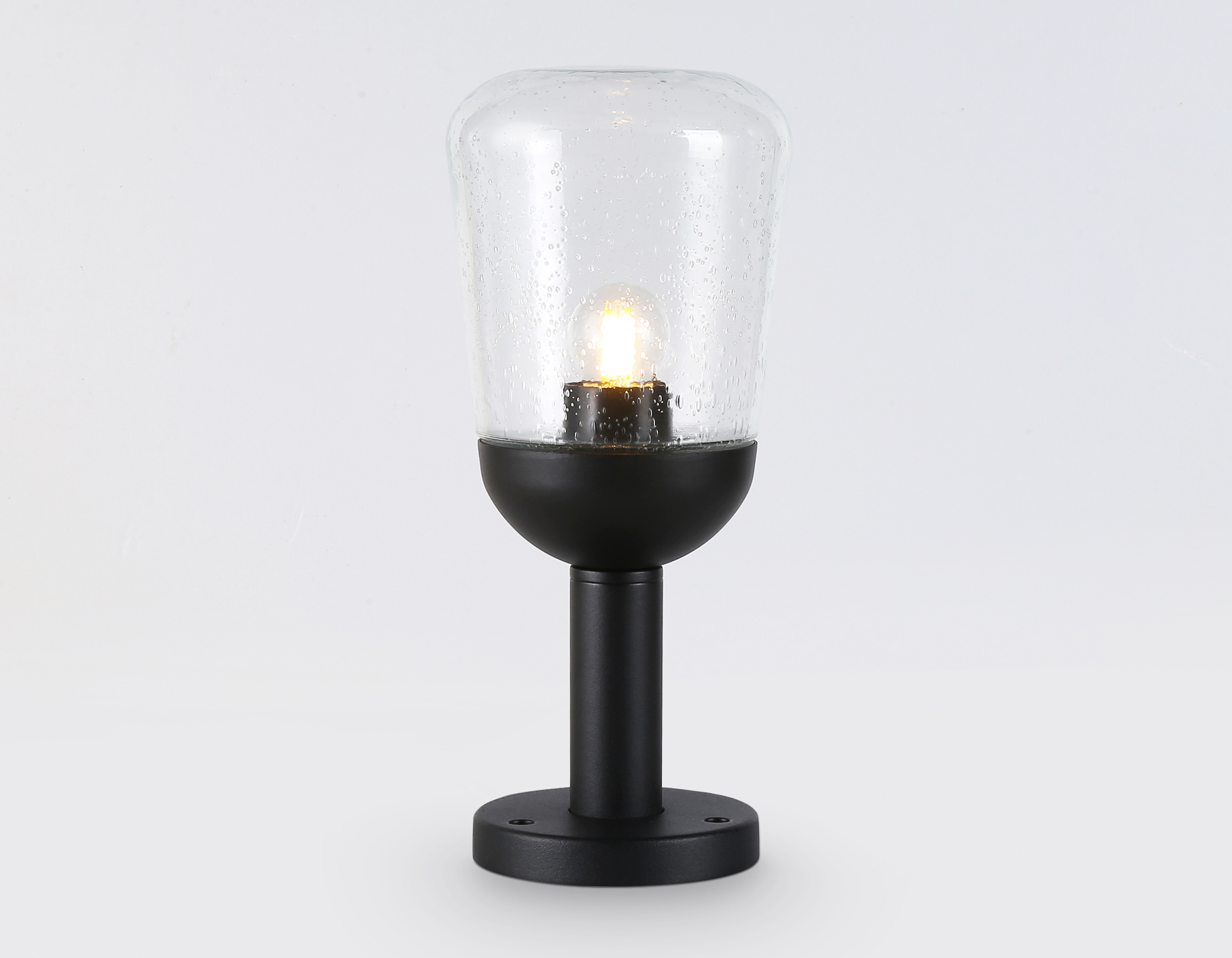 ST2085 BK/CL черный/прозрачный IP54 E27 max 40W D150*350