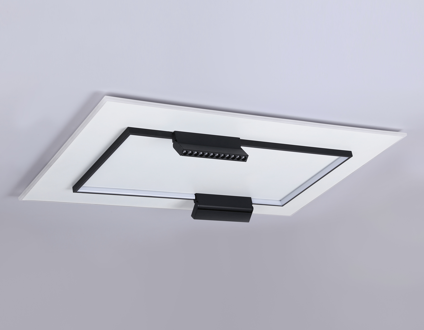 FL51456/1+2 WH/BK белый/черный 152W 3000K-6400K+4200K 1050*650*80 (ПДУ РАДИО 2.4G)