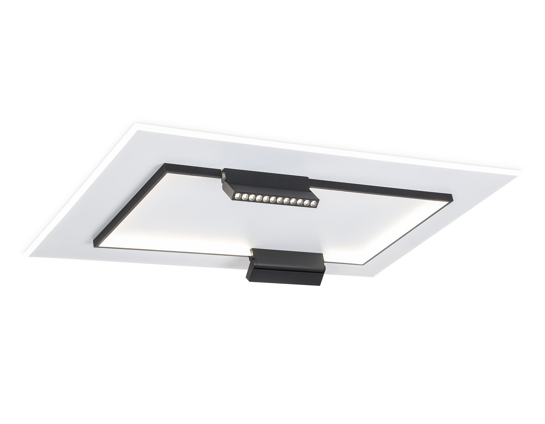 FL51456/1+2 WH/BK белый/черный 152W 3000K-6400K+4200K 1050*650*80 (ПДУ РАДИО 2.4G)