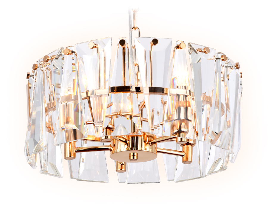 TR5167 GD/CL золото/прозрачный E14/5 max 40W D380*515