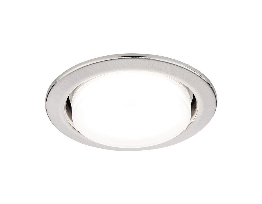 G101 SS сатин серебро GX53