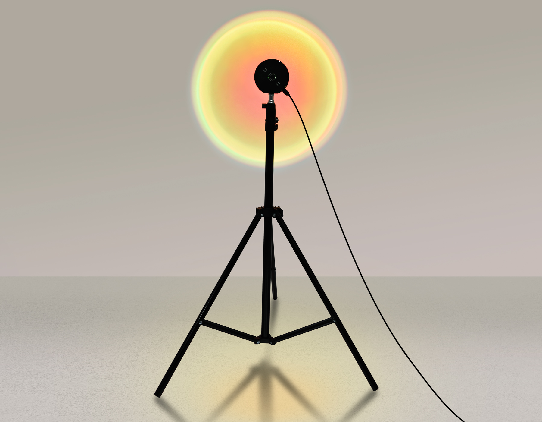 DE8387 BK черный LED RGB 3W (ПДУ RGB)