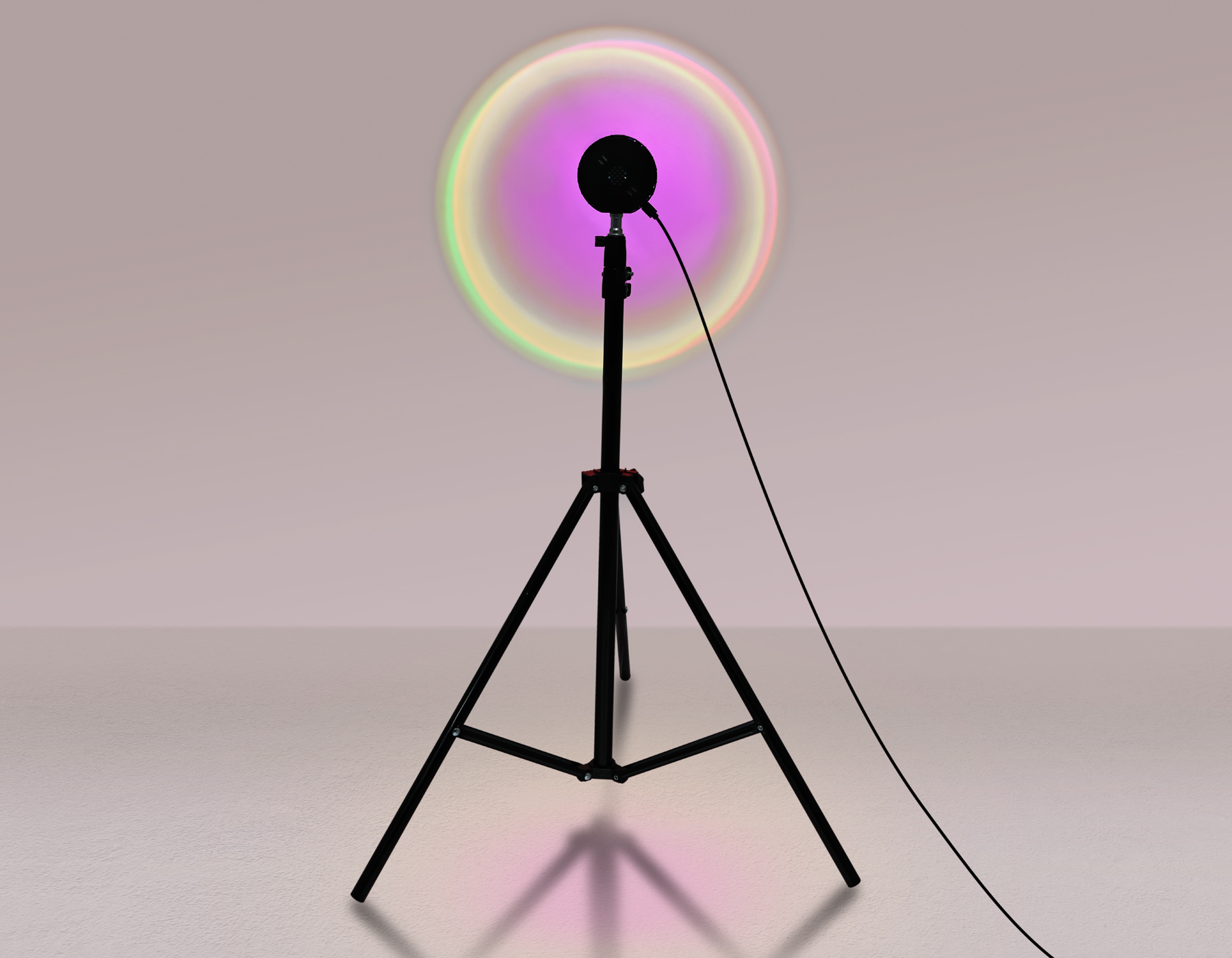 DE8387 BK черный LED RGB 3W (ПДУ RGB)