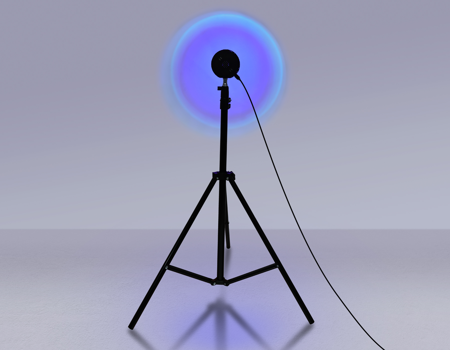 DE8387 BK черный LED RGB 3W (ПДУ RGB)