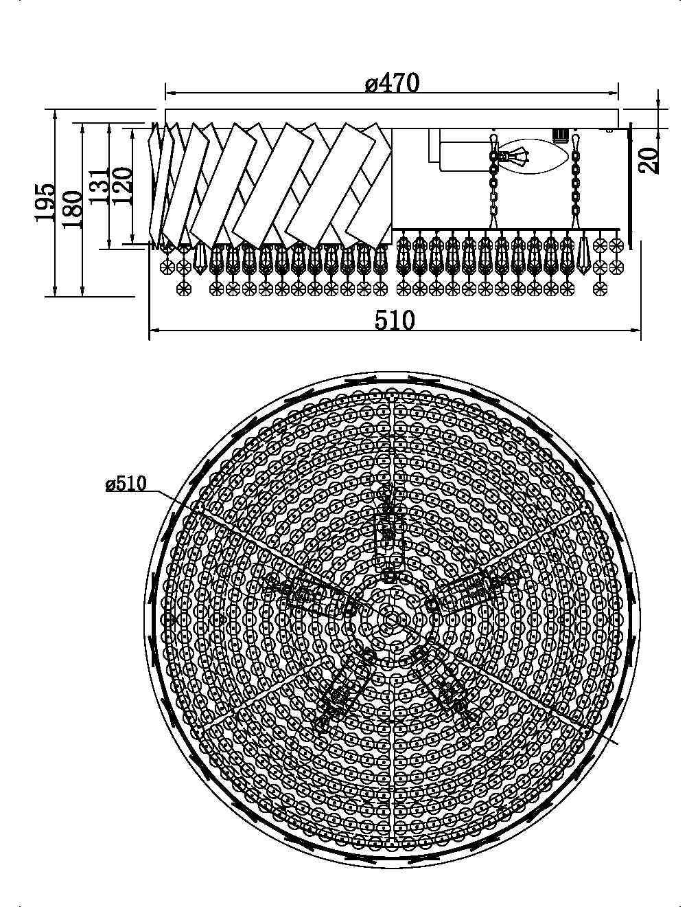 Потолочный светильник Maytoni MOD017CL-05BS