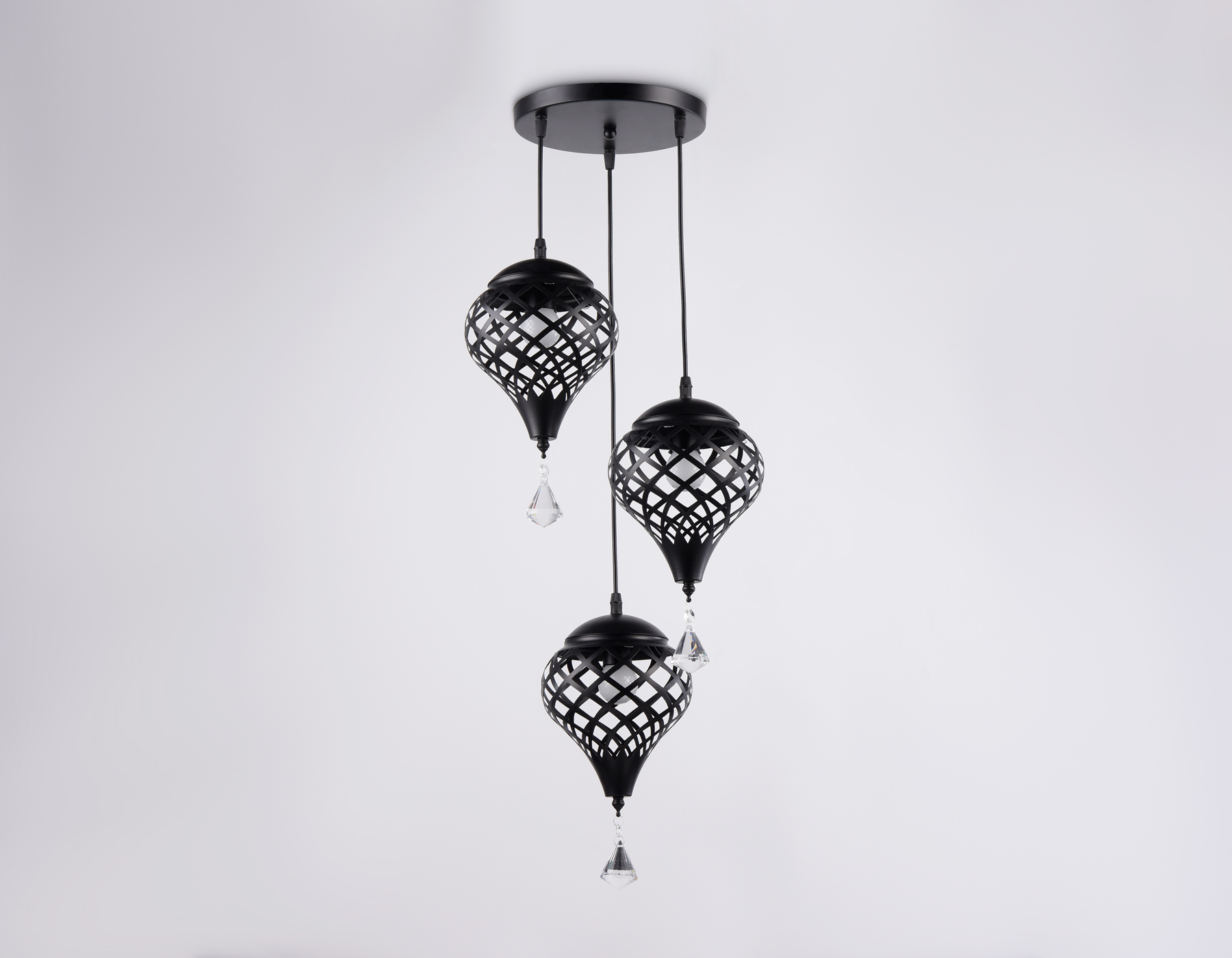 TR8444/3 BK черный E27/3 max 40W D350*800