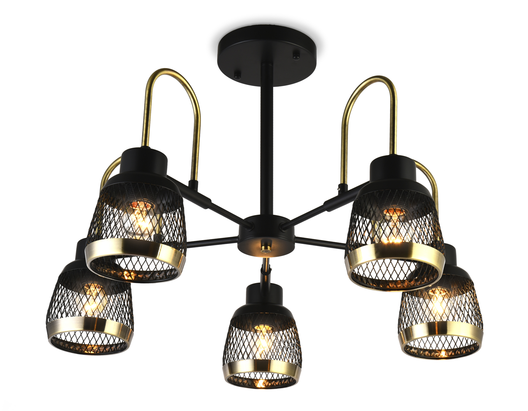 TR8002/5 SB/BK бронза/черный E27 max 40W D640*440