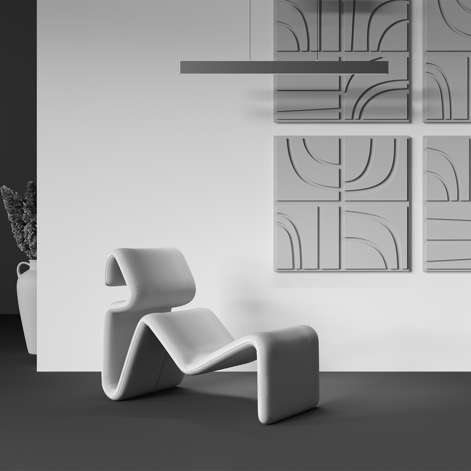 Подвесной светильник Technical P109PL-36W2.7-6K-BS