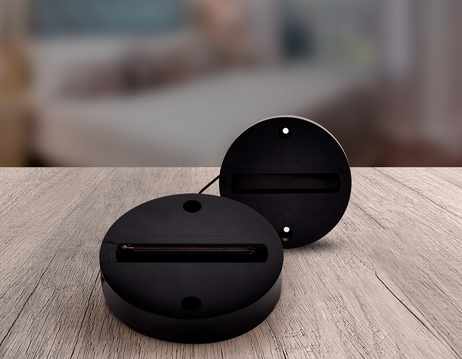 GL7022 BK черный основание отдельное для монтажа трекового однофазного светильника