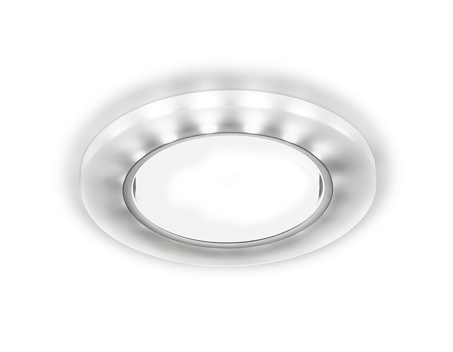 G214 CH/WH хром/матовый GX53+3W(LED WHITE)