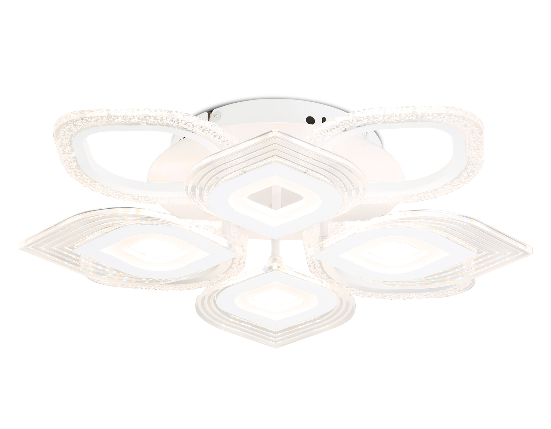 FA4294/4+4 WH белый 128W 3000K/4200K/6400K D555*120 (ПДУ ИК)