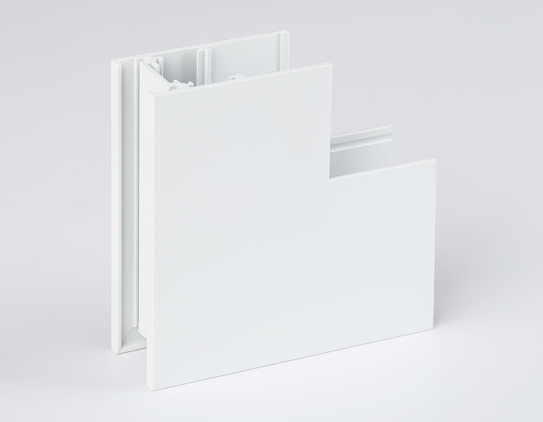 GL3377 WH белый коннектор угловой внутренний для накладного шинопровода 85*85*H26.9