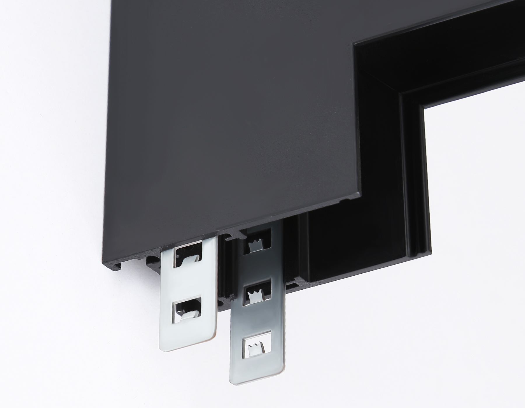 GL3378 BK черный коннектор угловой внутренний для накладного шинопровода 85*85*H26.9