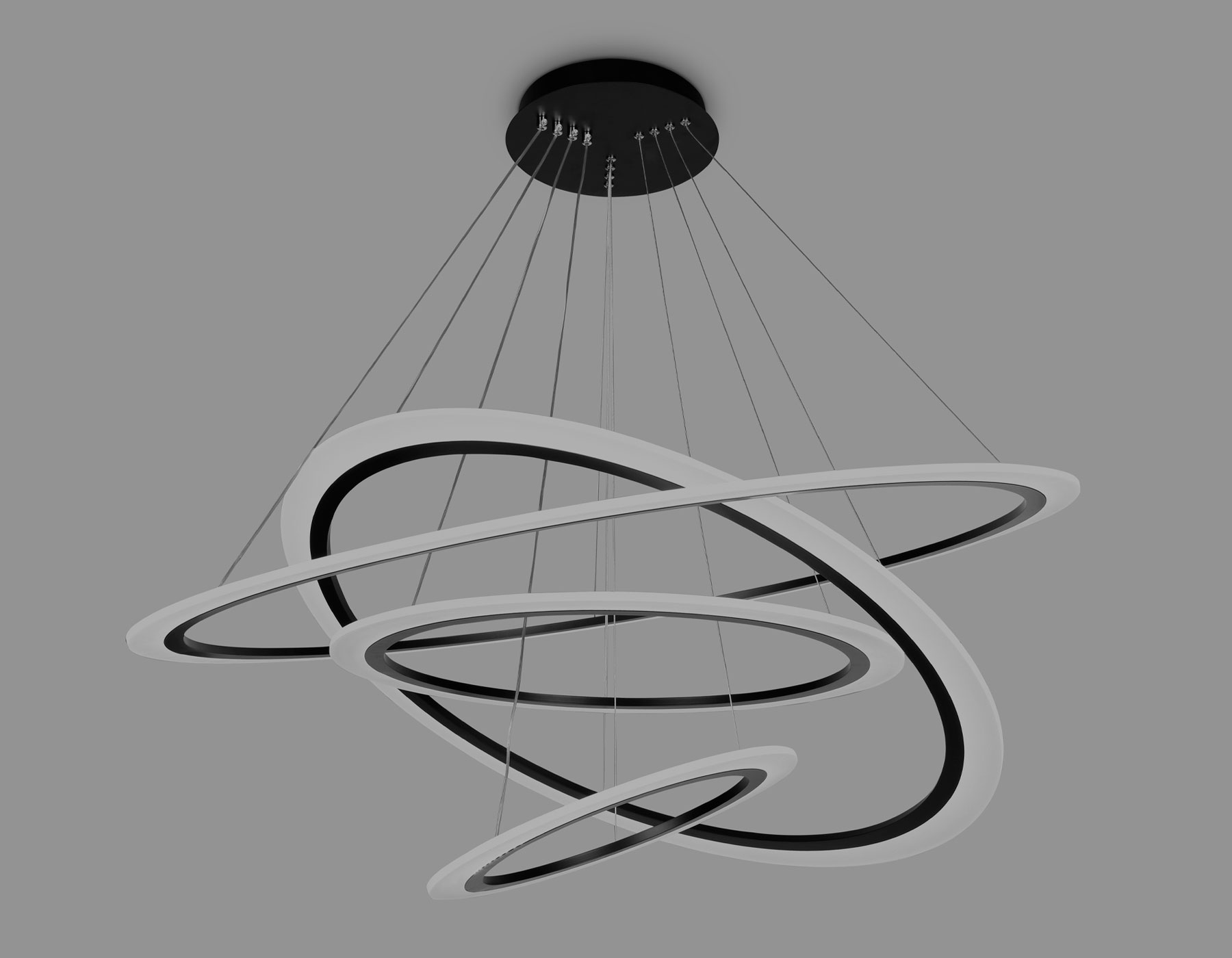 FA4365/4 BK черный 235W 3000K/4200K/6400K D1000*870 (ПДУ РАДИО 2.4G)