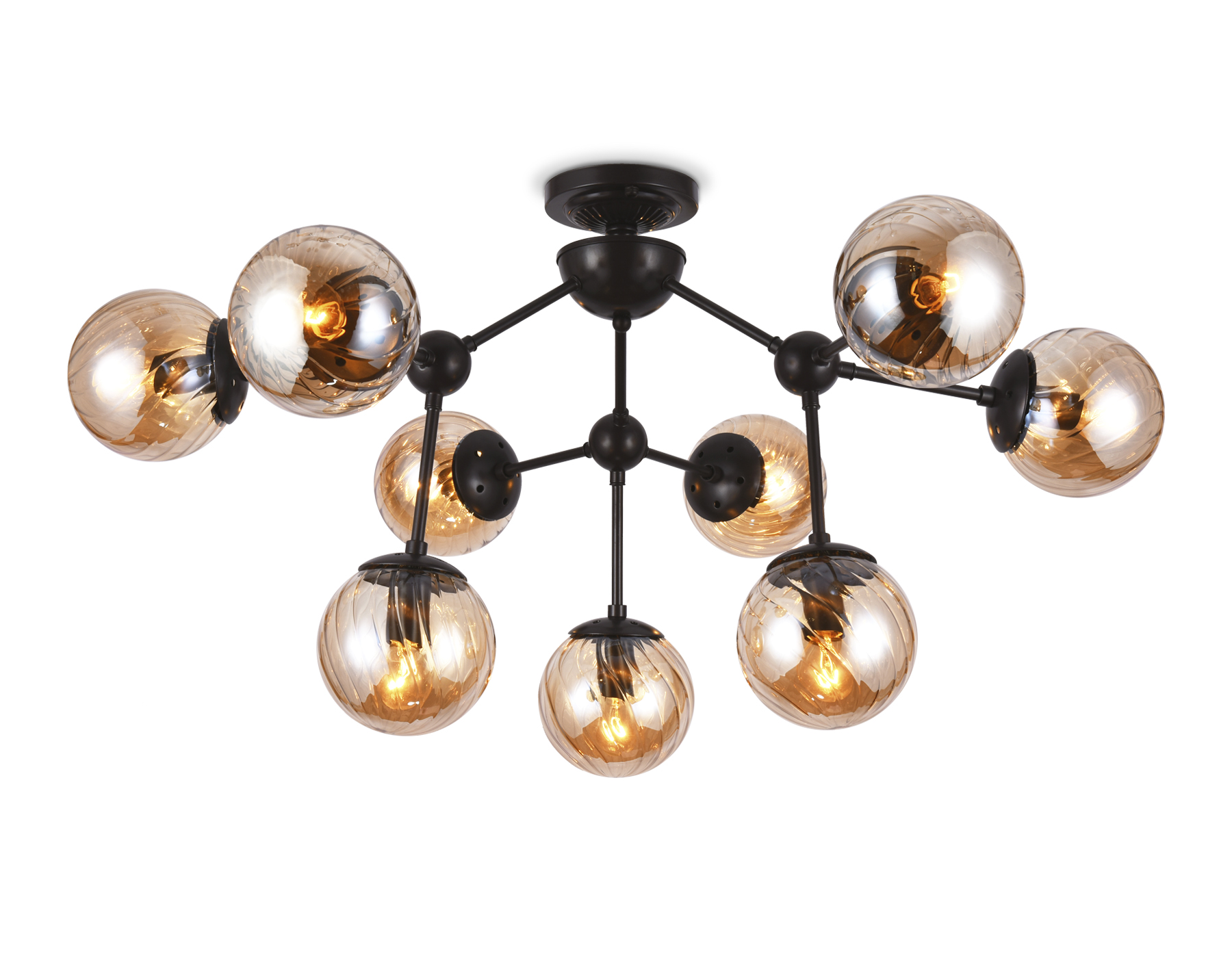 TR9018/9 DCF/TI темный кофе/янтарь E14 max 40W D830*440