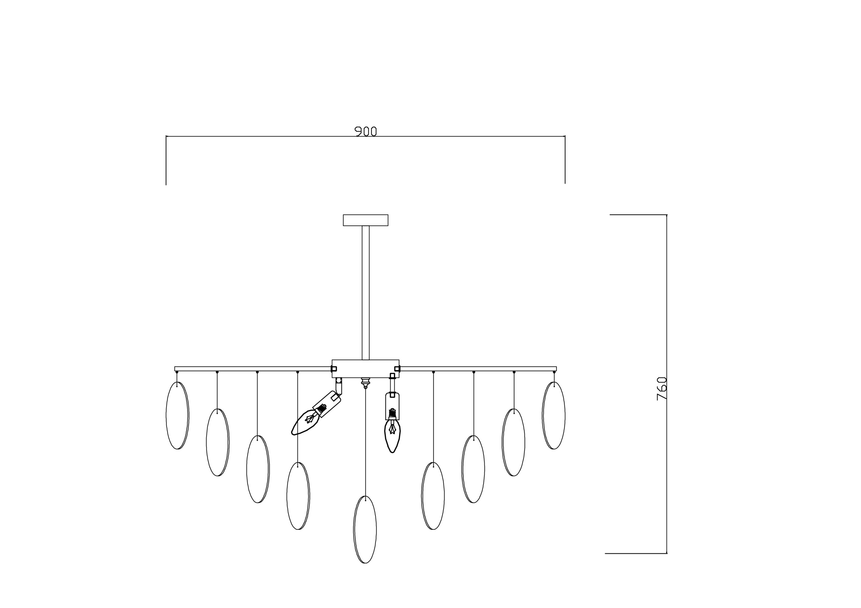Люстра Freya FR5104PL-08BS2