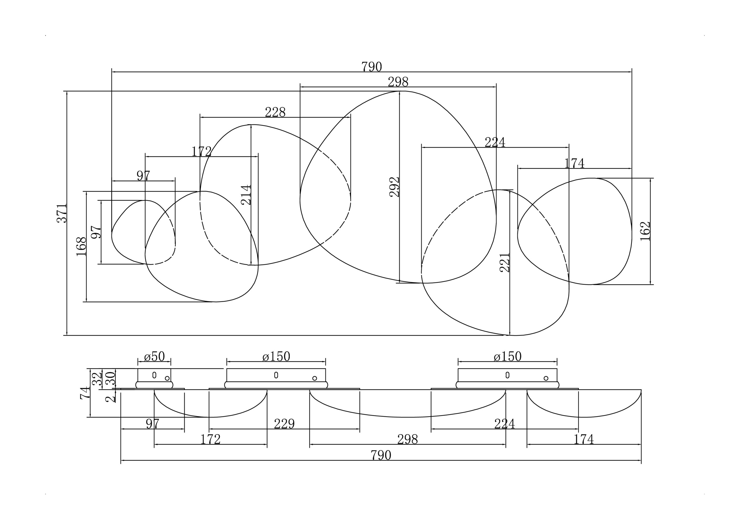 Настенный светильник (бра) Maytoni MOD314WL-L13N3K