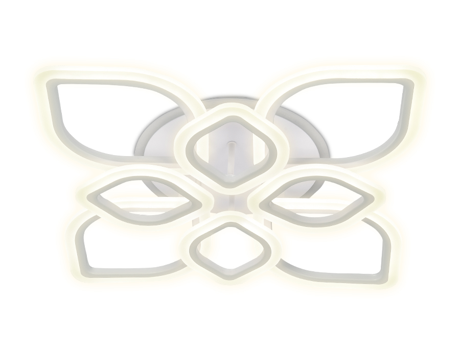 FA517/4+4 WH белый 168W+28W 730*730*120 (ПДУ РАДИО 2.4)